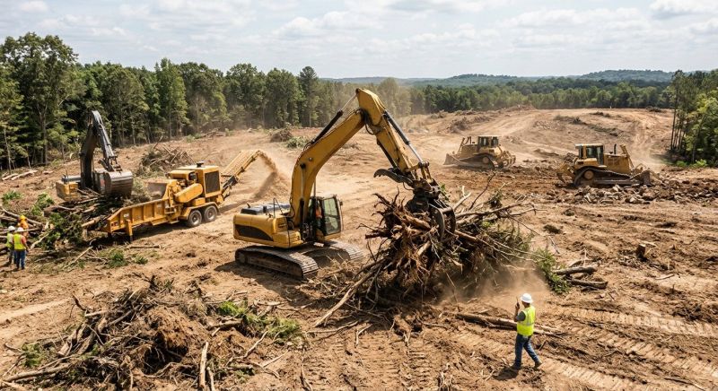 Commercial Lot Clearing in Katy, TX