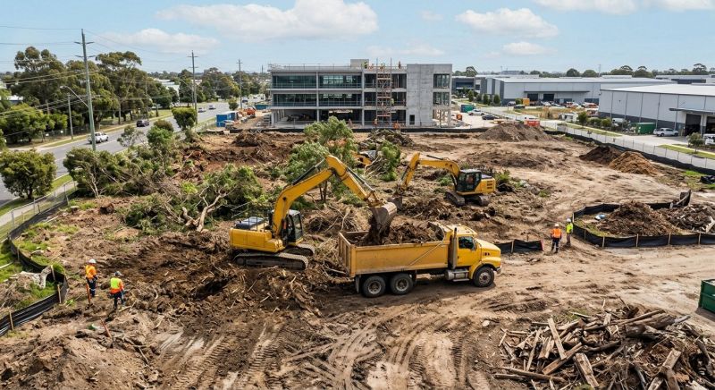 Commercial Site Clearing in Katy, TX