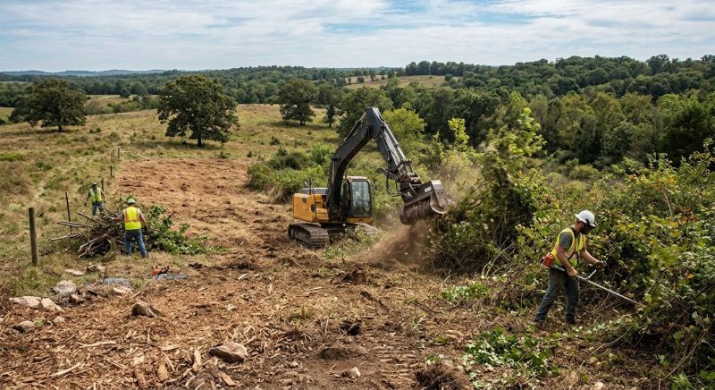 Construction Site Land Clearing in Katy, TX