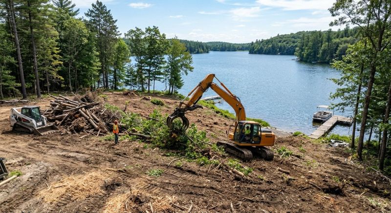 Lakefront Property Clearing in Salt Lake City, UT