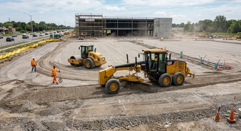 Parking Lot Leveling in Katy, TX