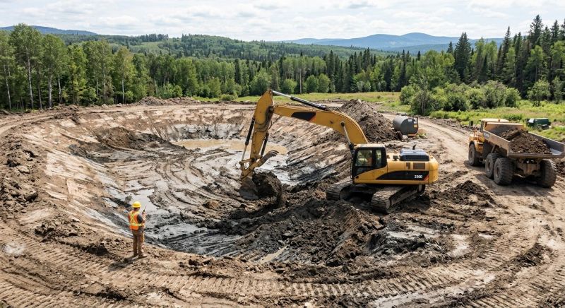 Pond Excavation in Salt Lake City, UT