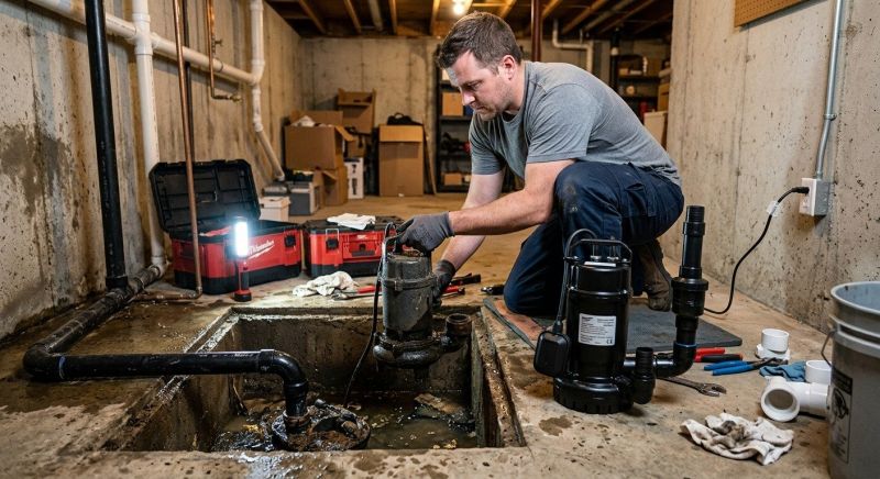 Sump Pump Relocation in Auburn, AL