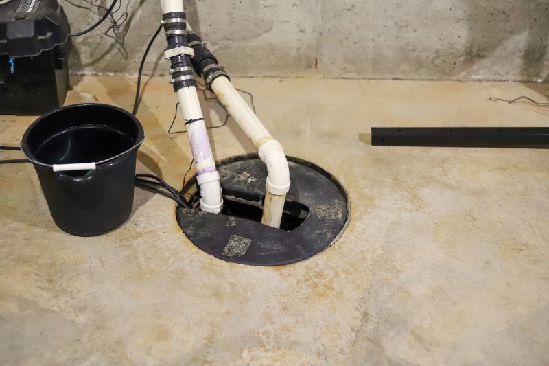 Basement Drainage Installation in Warwick, RI