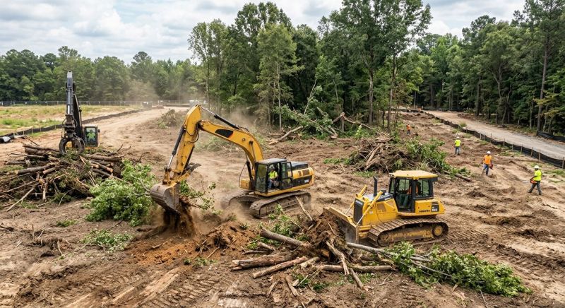 Commercial Property Clearing in Katy, TX