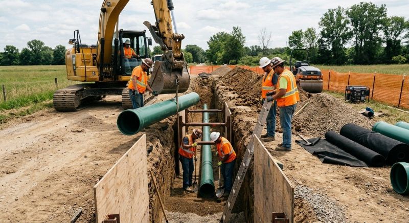 Construction Excavation in Houston, TX