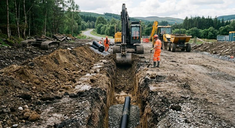 Drain Trenching in Salt Lake City, UT