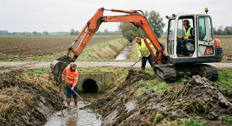Drainage Ditch Excavation in Salt Lake City, UT