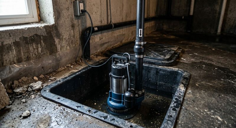 Drainage Pump Installation in West Des Moines, IA