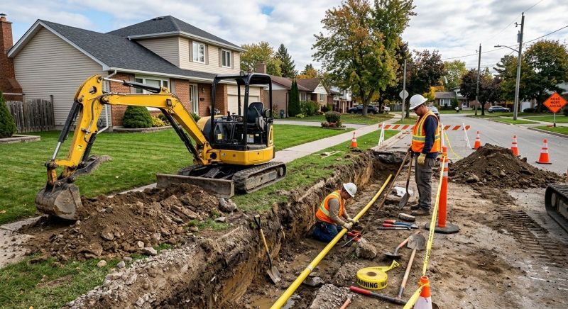 Gas Line Excavation in Houston, TX