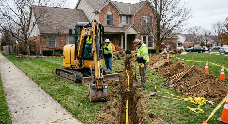 Gas Line Excavation in Atlanta, GA
