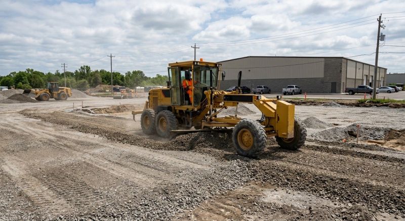 Gravel Parking Lot Grading in Houston, TX