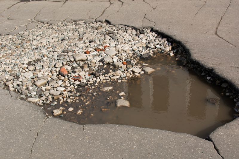 Gravel Pothole Filling in Calvert County, MD