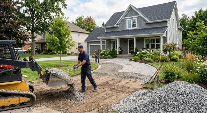 Gravel Spreading in Calvert County, MD