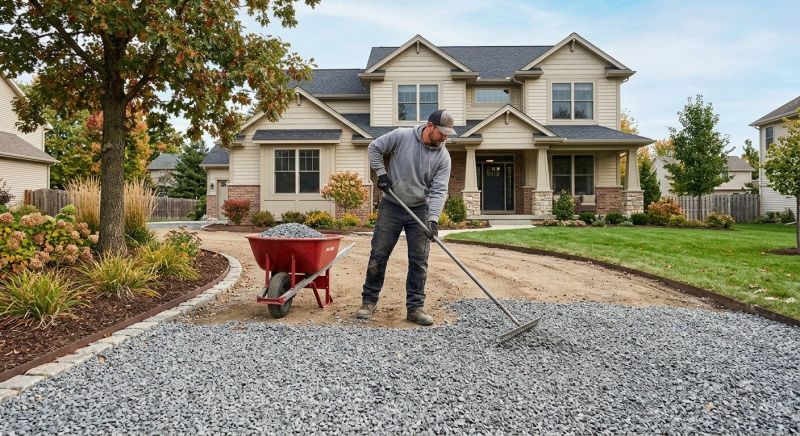 Gravel Spreading in Waldorf, MD