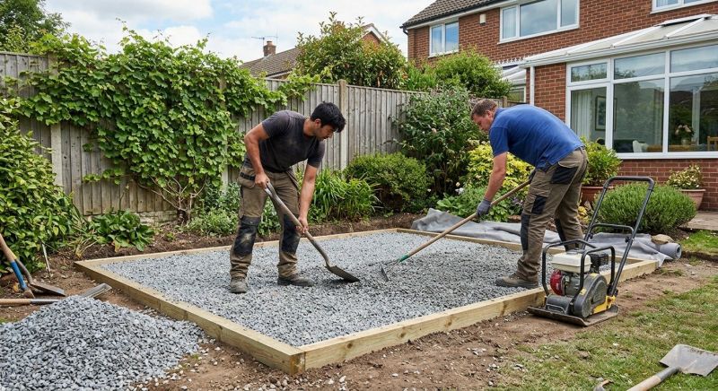 Gravel Walkway Installation in Calvert County, MD