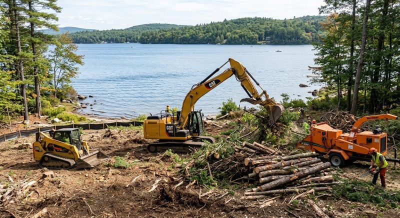 Lake Lot Clearing in Houston, TX