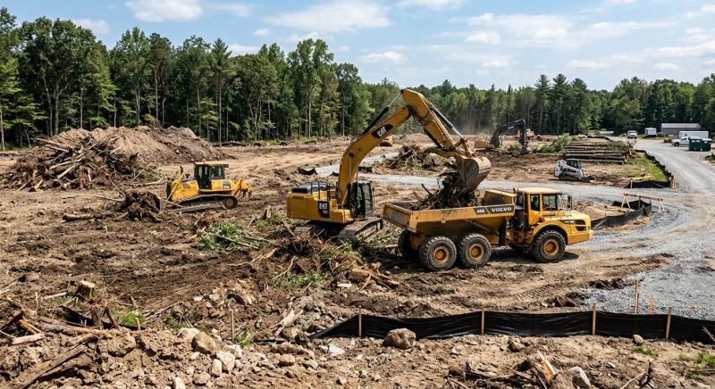 Parking Lot Land Clearing in Houston, TX