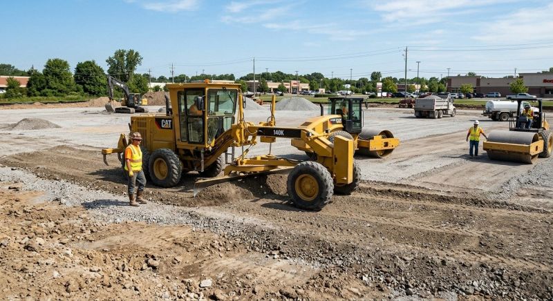 Parking Lot Leveling in Houston, TX