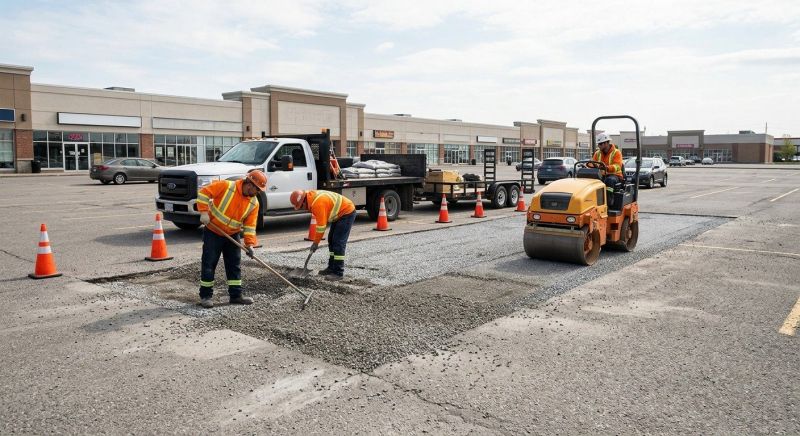 Parking Lot Leveling in Houston, TX