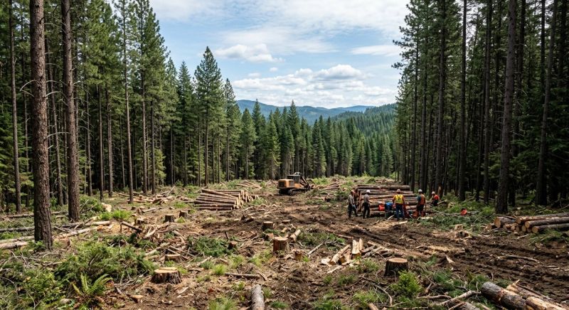 Pine Tree Clearing in Houston, TX