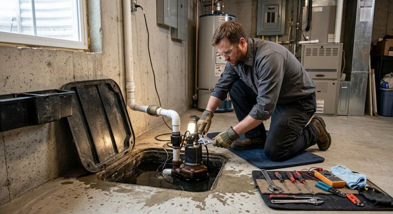 Sump Pump Relocation in Mobile, AL