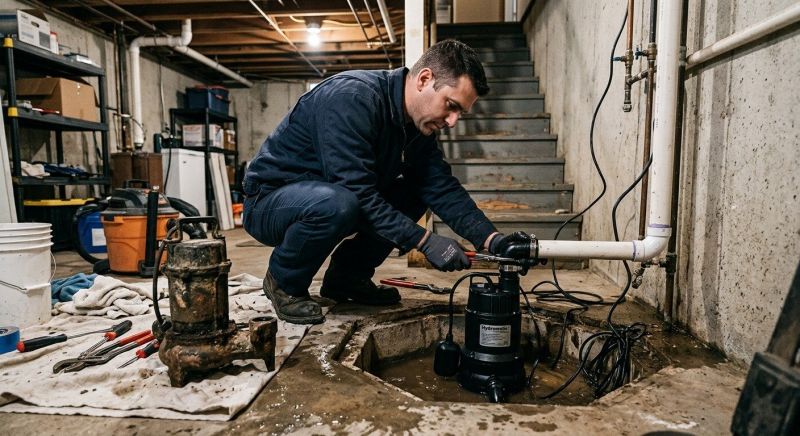Sump Pump Relocation in Birmingham, AL