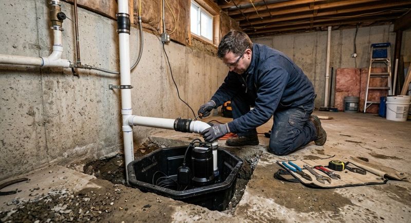 Sump Pump Relocation in Birmingham, AL
