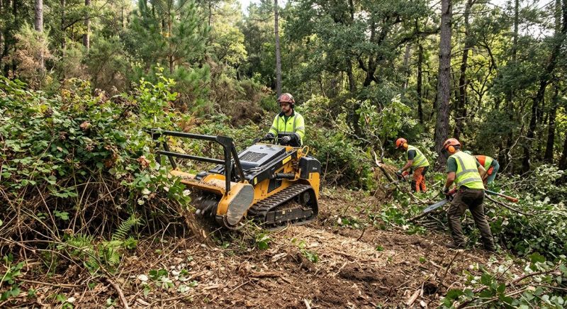 Underbrush Clearing in Katy, TX